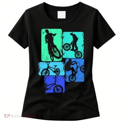 Bmx Bike Bicycle Stunt Racing Women's T-Shirt