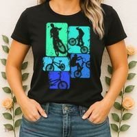 Bmx Bike Bicycle Stunt Racing Women's T-Shirt thumb 2