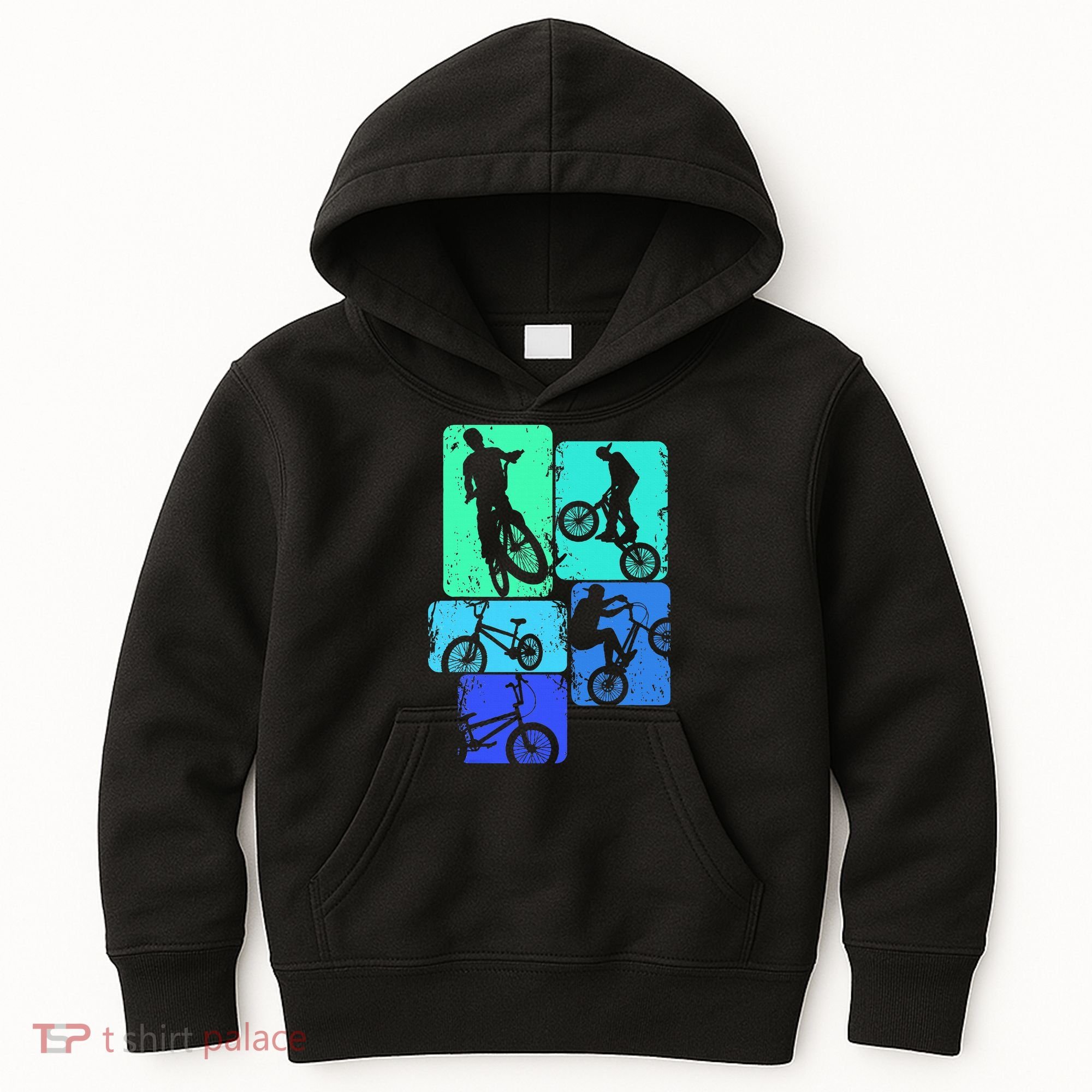 Bmx Bike Bicycle Stunt Racing Kids Hoodie
