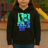 Bmx Bike Bicycle Stunt Racing Kids Hoodie thumb 3