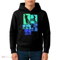 Bmx Bike Bicycle Stunt Racing Kids Hoodie thumb 4