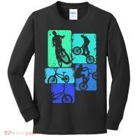 Bmx Bike Bicycle Stunt Racing Kids Long Sleeve Shirt thumb 0