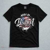 Body By Brisket USA Flag Patriotic Barbeque 4th of July T-Shirt thumb 5