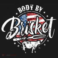 Body By Brisket USA Flag Patriotic Barbeque 4th of July Women's Tank Top thumb 5