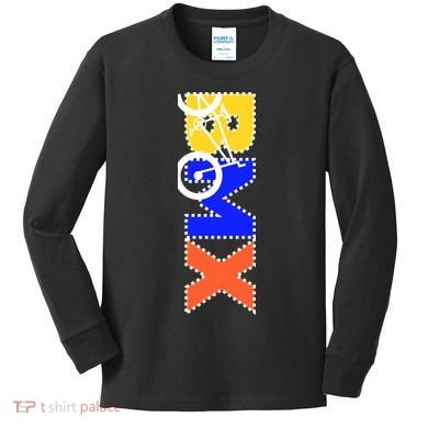 BMX Bike Kids Long Sleeve Shirt