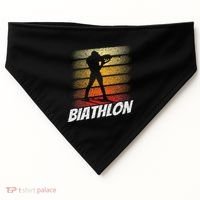 Biathlon Biathlete Biathlons Sports USA-Made Doggie Bandana thumb 0