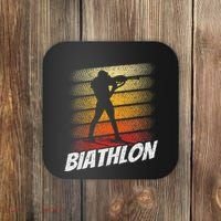 Biathlon Biathlete Biathlons Sports Coaster thumb 0