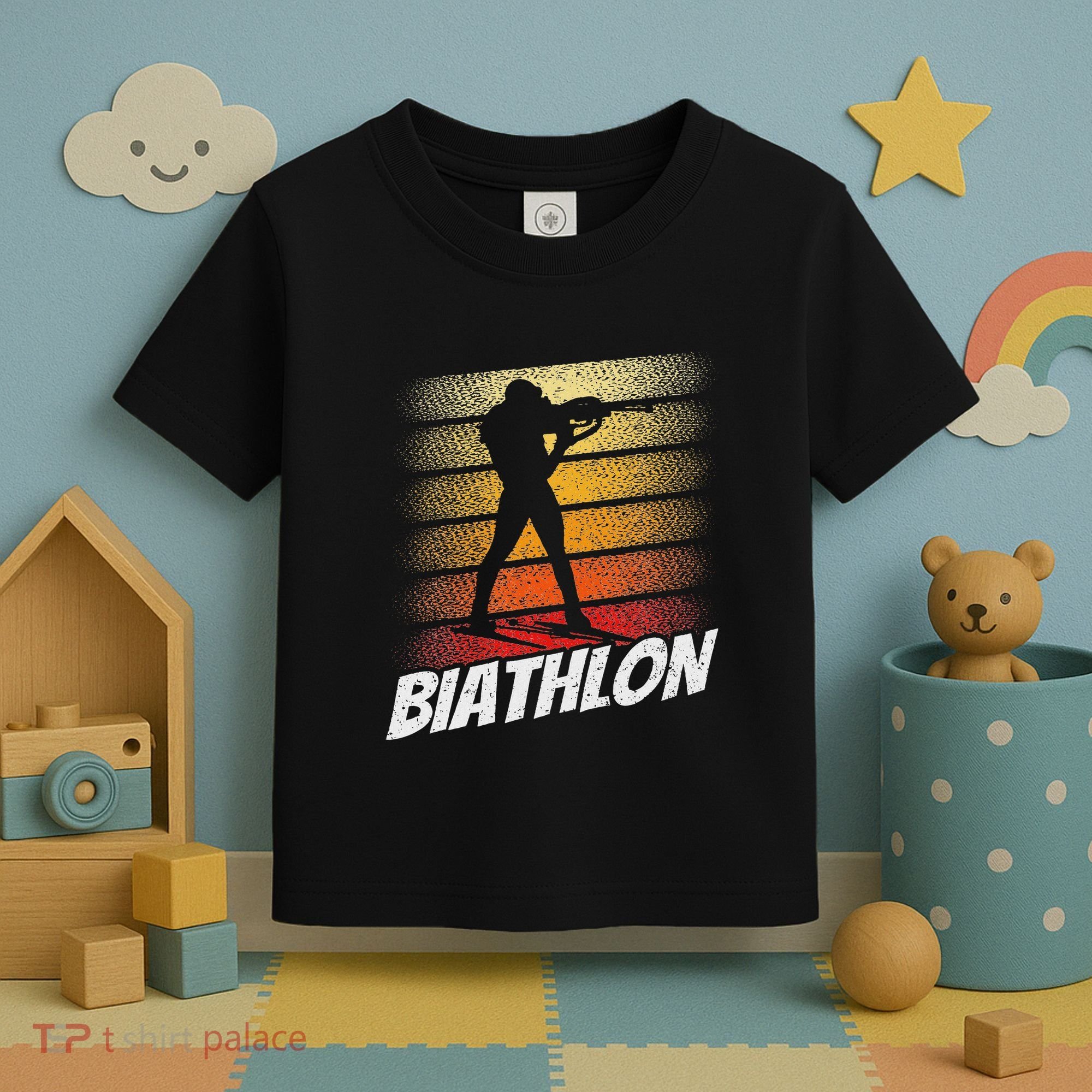 Biathlon Biathlete Biathlons Sports Toddler T-Shirt