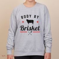 Bbq Body By Brisket Grilling Or Smoking Meat Women's Sweatshirt thumb 0
