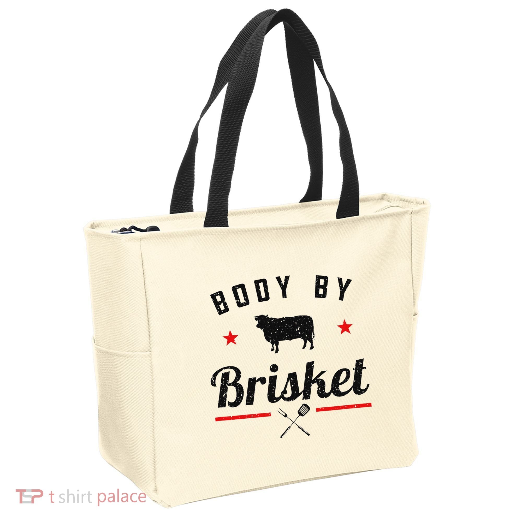 Bbq Body By Brisket Grilling Or Smoking Meat Tote Bag