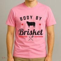 Bbq Body By Brisket Grilling Or Smoking Meat T-Shirt thumb 3