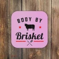 Bbq Body By Brisket Grilling Or Smoking Meat Coaster thumb 0