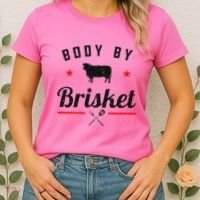 Bbq Body By Brisket Grilling Or Smoking Meat Women's T-Shirt thumb 2