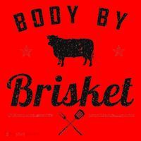 Bbq Body By Brisket Grilling Or Smoking Meat Santa Hat thumb 1