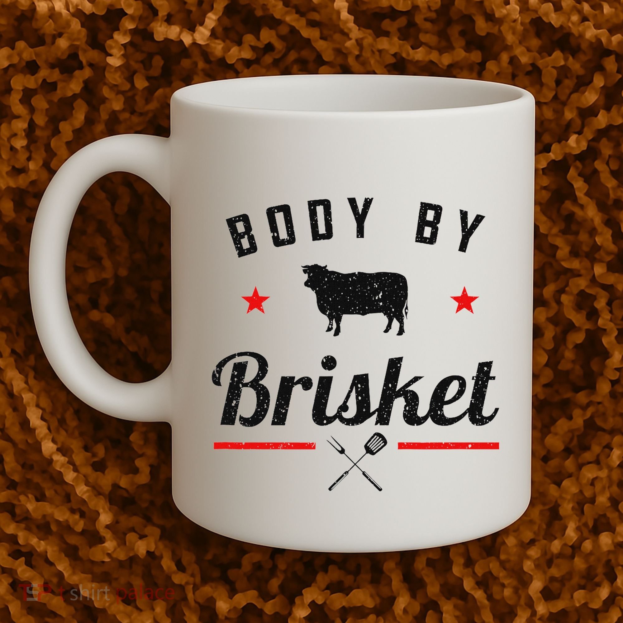 Bbq Body By Brisket Grilling Or Smoking Meat Coffee Mug