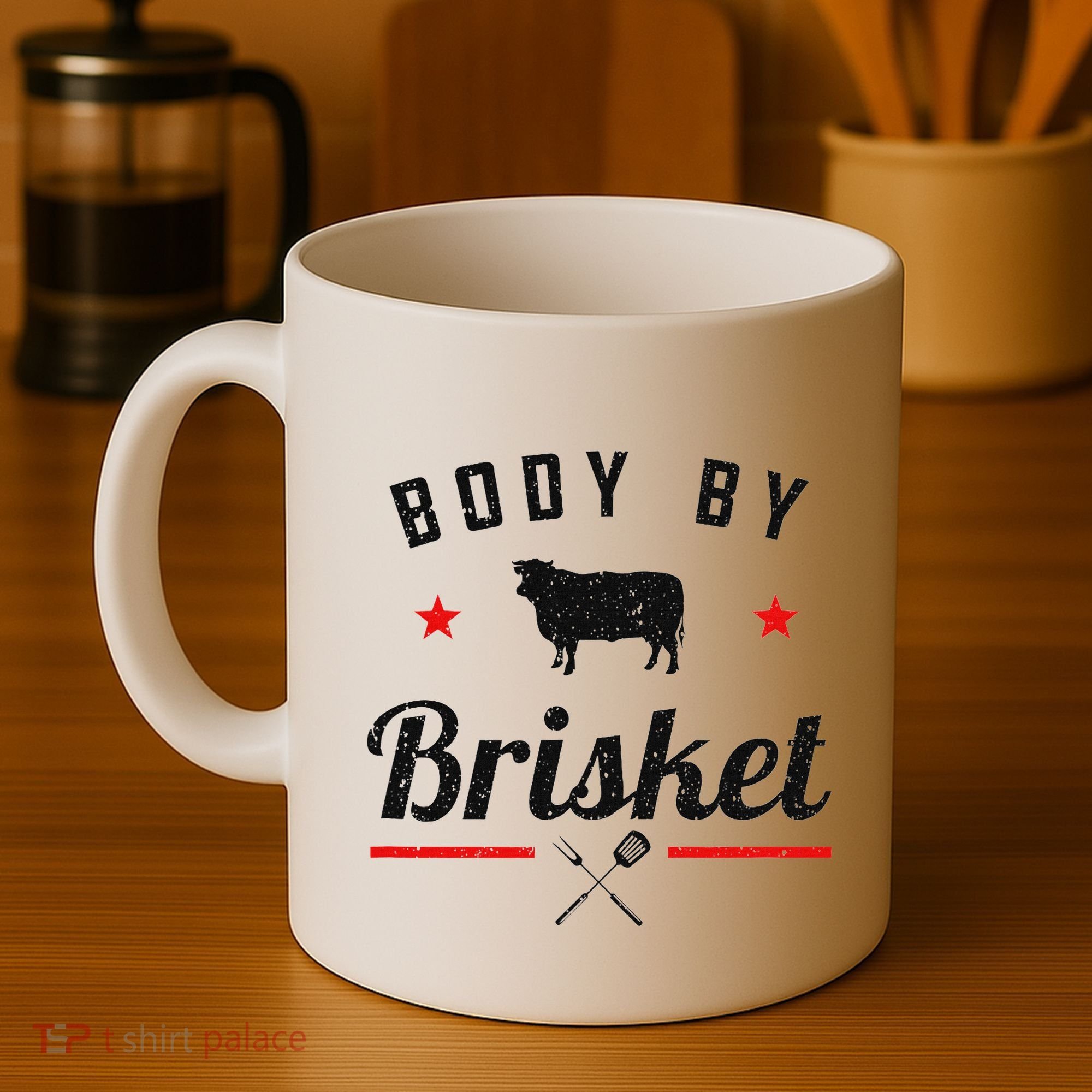 Bbq Body By Brisket Grilling Or Smoking Meat Coffee Mug