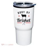 Bbq Body By Brisket Grilling Or Smoking Meat Tumbler thumb 0