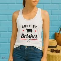 Bbq Body By Brisket Grilling Or Smoking Meat Women's Tank Top thumb 2