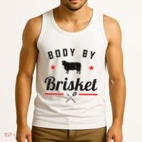 Bbq Body By Brisket Grilling Or Smoking Meat Tank Top thumb 3
