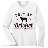 Bbq Body By Brisket Grilling Or Smoking Meat Women's Long Sleeve Shirt thumb 0