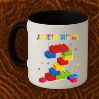 Building Blocks Bricks 2 Years Old Awesome 2nd Birthday Coffee Mug thumb 2