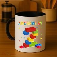 Building Blocks Bricks 2 Years Old Awesome 2nd Birthday Coffee Mug thumb 4