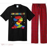 Building Blocks Bricks 2 Years Old Awesome 2nd Birthday Pajama Set thumb 0