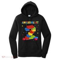 Building Blocks Bricks 2 Years Old Awesome 2nd Birthday Women's Hoodie thumb 0