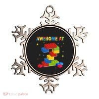 Building Blocks Bricks 2 Years Old Awesome 2nd Birthday Ornament thumb 0