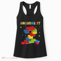 Building Blocks Bricks 2 Years Old Awesome 2nd Birthday Women's Tank Top thumb 0