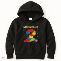Building Blocks Bricks 2 Years Old Awesome 2nd Birthday Kids Hoodie thumb 0
