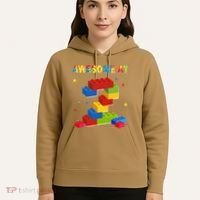 Building Blocks Bricks 2 Years Old Awesome 2nd Birthday Hoodie thumb 5