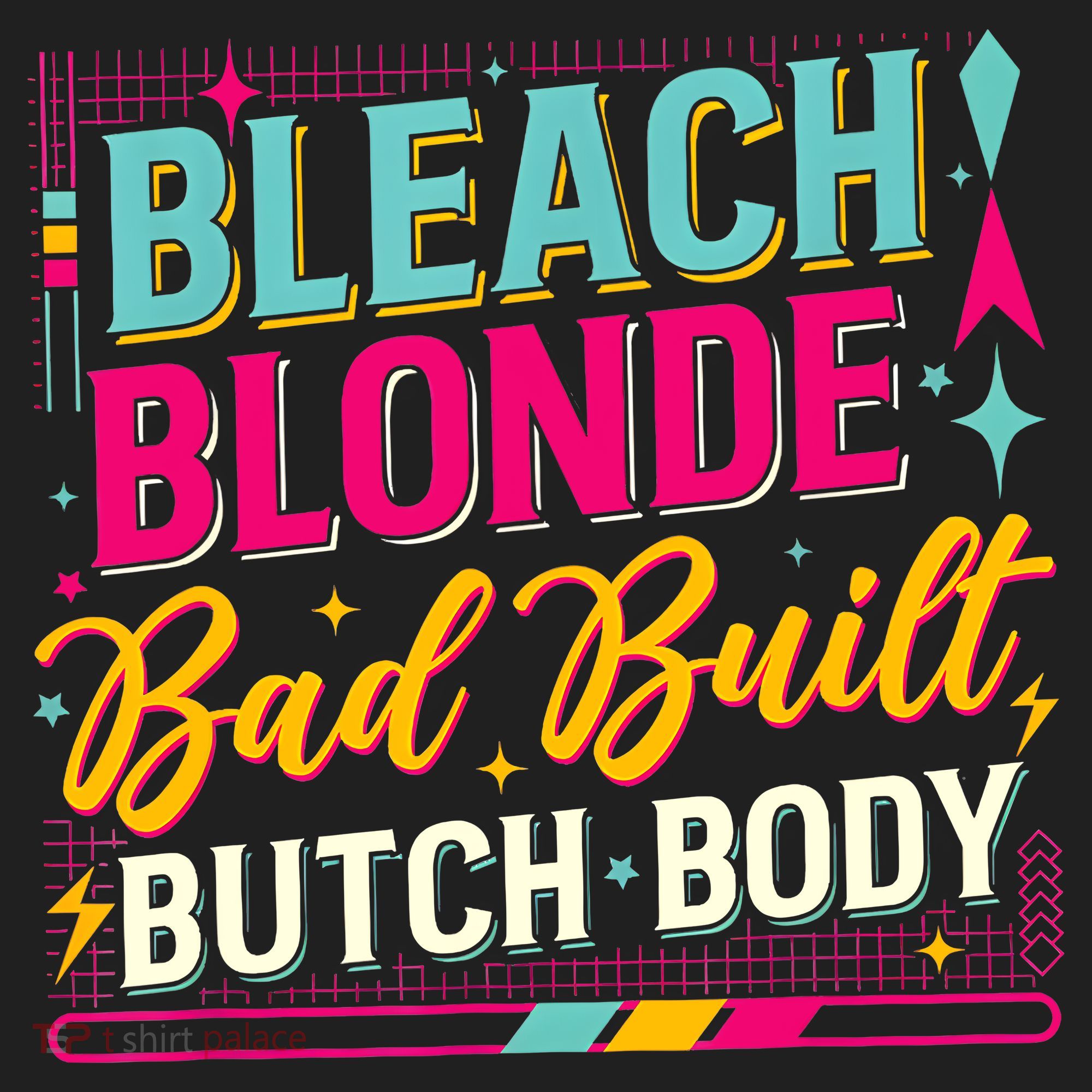 Beach Blonde Bad Built Butch Body Funny Council Women's Sweatshirt