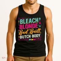 Beach Blonde Bad Built Butch Body Funny Council Tank Top thumb 3
