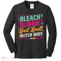 Beach Blonde Bad Built Butch Body Funny Council Kids Long Sleeve Shirt thumb 0