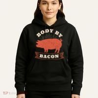Body By Bacon For Low Carb High Fat Ketogenic Diet Hoodie thumb 5