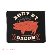 Body By Bacon For Low Carb High Fat Ketogenic Diet Mousepad thumb 0