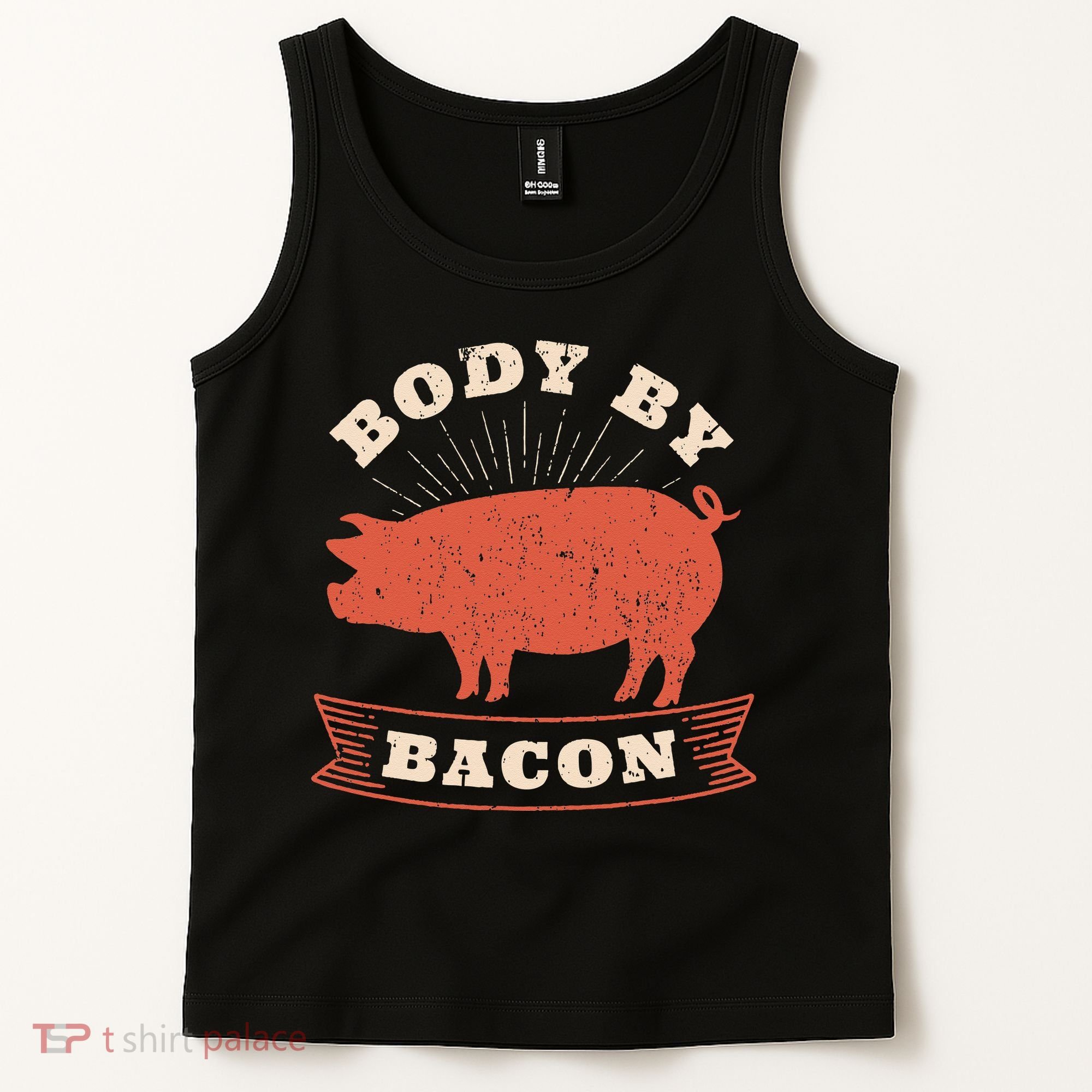 Body By Bacon For Low Carb High Fat Ketogenic Diet Tank Top