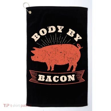 Body By Bacon For Low Carb High Fat Ketogenic Diet Golf Towel