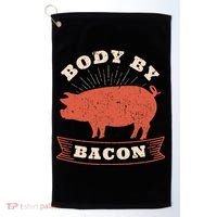 Body By Bacon For Low Carb High Fat Ketogenic Diet Golf Towel thumb 0