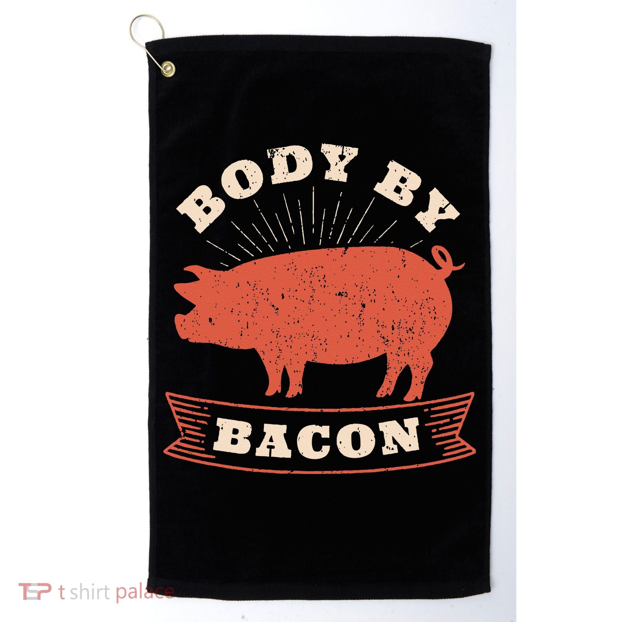 Body By Bacon For Low Carb High Fat Ketogenic Diet Golf Towel