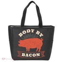 Body By Bacon For Low Carb High Fat Ketogenic Diet Tote Bag thumb 0