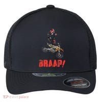 Braap Brap Braaap Dirt Bike Motorcross Flexfit Unipanel Trucker Cap thumb 0