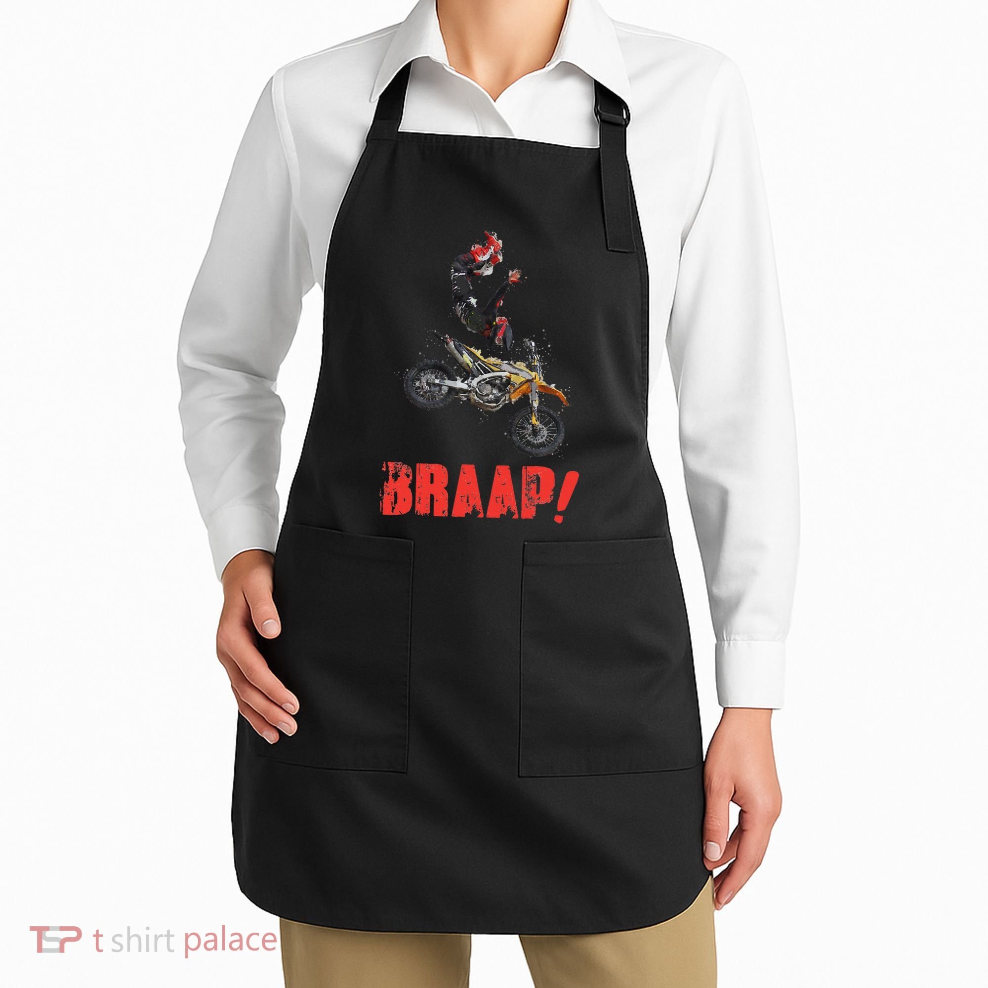 Braap Brap Braaap Dirt Bike Motorcross Apron