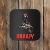 Braap Brap Braaap Dirt Bike Motorcross Coaster thumb 0