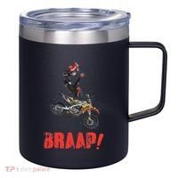 Braap Brap Braaap Dirt Bike Motorcross 12oz Stainless Steel Coffee Mug thumb 0