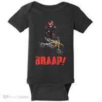 Braap Brap Braaap Dirt Bike Motorcross Baby Bodysuit thumb 0