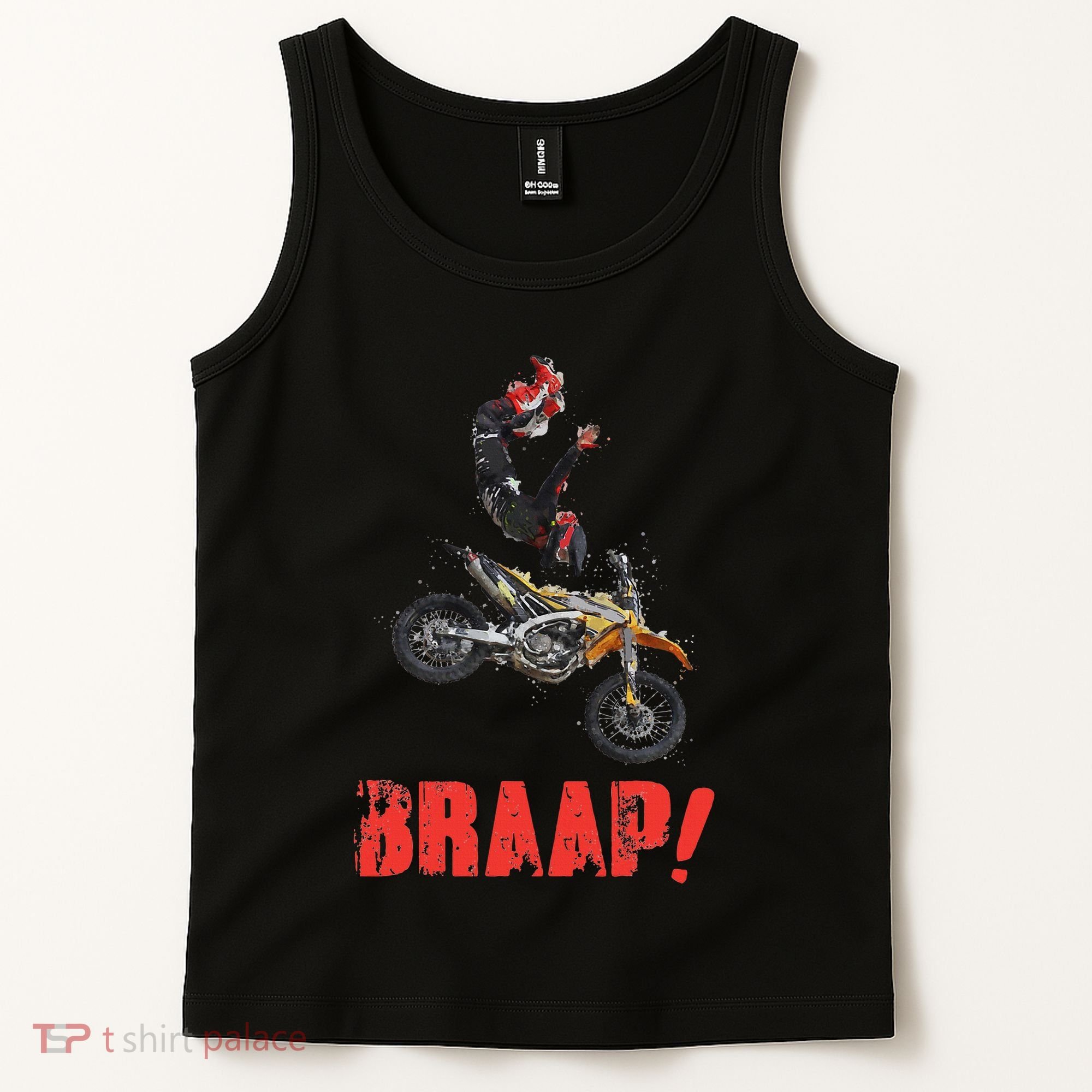 Braap Brap Braaap Dirt Bike Motorcross Tank Top