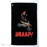 Braap Brap Braaap Dirt Bike Motorcross Golf Towel thumb 0