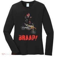 Braap Brap Braaap Dirt Bike Motorcross Women's Long Sleeve Shirt thumb 0